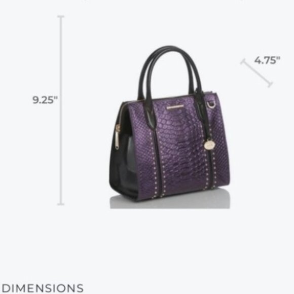 Brahmin Small Caroline Ultraviolet - The Unicorn! - Picture 2 of 11